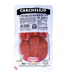 Chorizo Barbacoa de Pavo 320gr Carchelejo - Garantia Halal