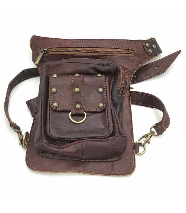 Riñonera Bandolera Táctica Pierna Moto Muslo Lateral - Marroquinería - Modelo Darrayatun
