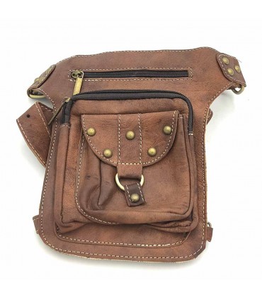 Riñonera Bandolera Táctica Pierna Moto Muslo Lateral - Marroquinería - Modelo Darrayatun