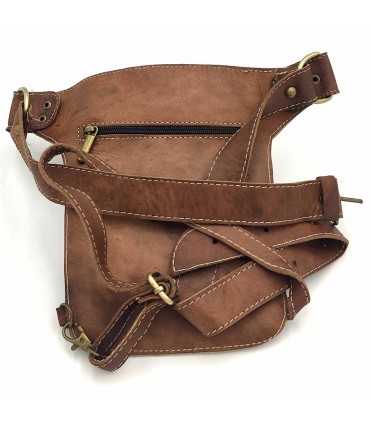 Riñonera Bandolera Táctica Pierna Moto Muslo Lateral - Marroquinería - Modelo Darrayatun