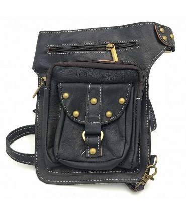 Riñonera Bandolera Táctica Pierna Moto Muslo Lateral - Marroquinería - Modelo Darrayatun