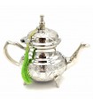 Tetera Árabe Marroquí - Alpaca Tallada - Té Moruno - Modelo KASIR - 300ml
