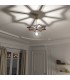 Arabische Celosia Holz Deckenlampe Andalusische Dekoration - Spanische Handwerkskunst - Qamarun Modell