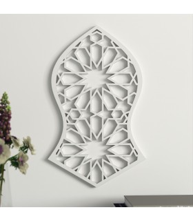 Cuadro Celosía Madera Decorativa - Decoración Árabe - Modelo SANDALIA