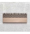 Celosía Madera - Cenefa - Zócalos - Decoración Pared - Corte Láser - Modelo Floral