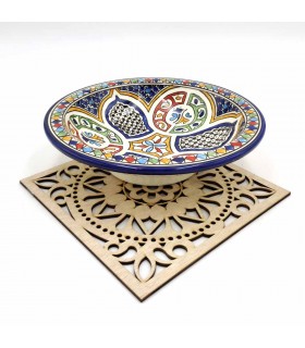 Salva mantel - Centro de mesa - Posa Platos - Celosia árabe - Corte y grabado laser - Modelo Mandala