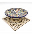 Salva mantel - Centro de mesa - Posa Platos - Celosia árabe - Corte y grabado laser - Modelo Mandala