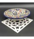 Salva mantel - Centro de mesa - Posa Platos - Celosia árabe - Corte y grabado laser - Modelo Alhambra
