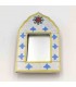 Specchio Decorativo Andaluso - Decorazione in Stile Vintage 100% Artigianale - Modello Hak nº18 - 18 x 11 cm