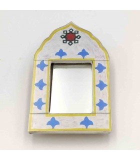 Espejito Andalusí Decorativo - Decoración Estilo Vintage 100% Artesanal - Modelo Hak nº18 - 18 x 11 cm