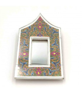 Espejito Andalusí Decorativo - Decoración Estilo Vintage 100% Artesanal - Modelo Hak nº18 - 23 x 12 cm