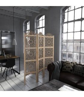 Biombo Separador Celosia Morisca - 100% Madera - Modelo Alhambra