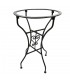 Iron legs Garden or Terrace Table Brass Tray or Mosaic Table Moroccan Crafts - Karaiie Model