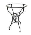 Iron legs Garden or Terrace Table Brass Tray or Mosaic Table Moroccan Crafts - Karaiie Model