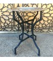 Handgeschnitzter marokkanischer Tabletttisch aus Silber - andalusische Dekoration - Modell Sinia
