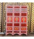 Hand Painted Wooden Divider Screen - Moroccan Crafts - Casa Blanca Model