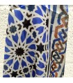Sciarpa turbante in seta - Motivi geometrici Grenadian - 145 x 65 cm - Modello Handasiu