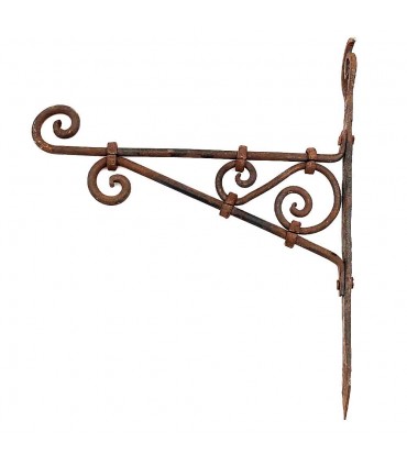 Gancho Soporte de Hierro Forjado sin Soldadura - Artesanía Marroquí - Modelo Masnue