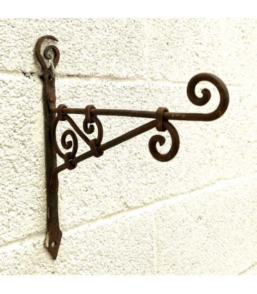 Gancho de Suporte de Ferro Forjado sem Solda - Artesanato Marroquino - Modelo Masnue