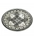 Decorative or Table Plate - Andalusian Ceramic Asfi - Moroccan Crafts - Aswadein Model