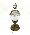 Türkische Tisch- / Schreibtischlampe aus Glas und Metall - Osmanische Dekoration - Modell der Malika-Serie