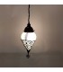 Lampada da soffitto a sospensione in metallo e cristallo turco - Decorazione ottomana - Modello della serie Malika