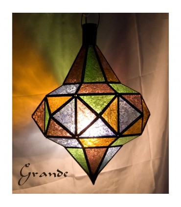 Spin glass lamp - Various Sizes Colors-2 - NEW