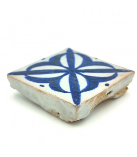 Azulejo Andalusí Artesanía Marroquí Zellige Mosaico Nazari - 5x5cm - Modelo 86