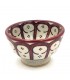Handmade Ceramic Bowl - Garnet Color - Moroccan Crafts - Arcos Andalusís Design - Aqwas Model