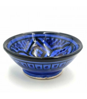 Cuenco bowl bol Cerámica de Asfi - Color Azul - Artesanía Marroquí - Modelo Lainun