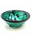 Cuenco bowl bol Cerámica de Asfi - Color Verde Coral - Artesanía Marroquí - Modelo Lainun