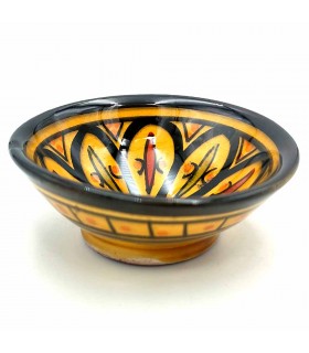 Cuenco bowl bol Cerámica de Asfi - Color Amarillo - Artesanía Marroquí - Modelo Lainun