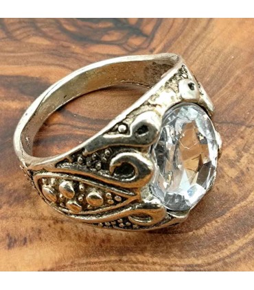 Anillo Unisex Aleación Inox - Estilo Medieval Gótico - Modelo Zalaza Azrak