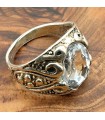 Anillo Unisex Aleación Inox - Estilo Medieval Gótico - Modelo Zalaza Azrak