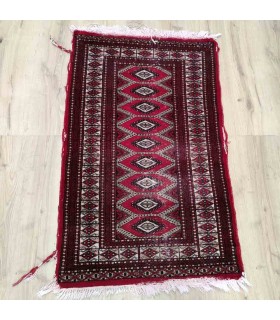 Alfombra Kílim Árabe Oriental Antigua Vintage Artesanía Lana y Algodón 125 x 75 cm