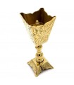 Incensario Bronce fundido - Artesanía India - Modelo Cáliz
