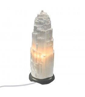 White Selenito Lamp - Natural - vários tamanhos