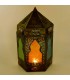 Wandleuchte aus Glas und Metall für den Innenbereich - andalusisch-arabische Dekoration - Modell Bab Alkauzar