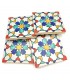 Azulejo Andaluz - Mosaico Nazari - Multicolorido - 15x15 cm - Feito à Mão - Modelo 89
