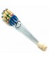 12 x Meta and Wood Skewers for Barbecue or Plancha - Moroccan Crafts - Chaui Model
