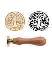 Bronze Seal Medallion Letters Wax Sealing - Tree Life