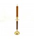 Portavelas Madera - Bronce