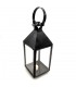 Schmiedeeisen Laterne Quadrat - top-Qualität - Asa - 33 cm