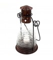Farol Vela Botella - Forja y cristal