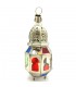 Farolillo Farol de Laton Niquelado - Artesanía Marroquí - Decoración Árabe - Modelo 2 Nuhas