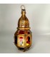 Farolillo Farol de Laton - Artesanía Marroquí - Decoración Árabe - Modelo Nuhas
