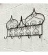 Garderobe oder Kleiderbügel aus Schmiedeeisen - 5 Arme - Marokkanisch-Arabisch - RAFUF-Modell