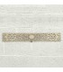 Celosía Madera Blanco Hueso - Cenefa - Zócalos - Decoración Oriental - Corte Láser - Modelo Esplendor - 85 x 12 cm