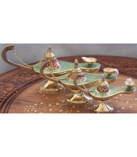 Candil Genie Aladdin - Bronze - Cotton Wick - NOVEDAD
