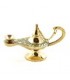 Génie Aladdin lampe à huile - mèche de coton - bronze - nouveauté